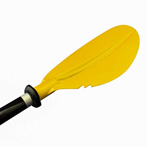 Seamander Kayak Paddle 4-Piece Quick Release Adjustable Kayak River Paddles (Yellow 87" X 2Packs) #TOP2