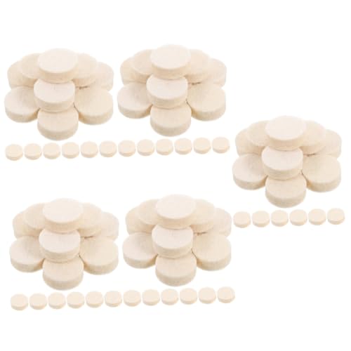 PRETYZOOM 5sets Wool Polishing Pad Buffing Wheel Set Jewelry Polishing Kit Rotary Tool Attachments Wool Polisher Wheel 100pcs*5