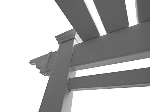 Zippity Outdoor Products Oceanside Vinyl Shower Kit Enclosure (2 Box Unit), 36" X 36" X 93"/61-5/8" X 88.75", White #TOP6