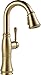 Delta Faucet Cassidy Single-Handle Bar-Prep Kitchen Sink Faucet with Pull Down Sprayer and Magnetic Docking Spray Head, Champagne Bronze 9997-CZ-DST