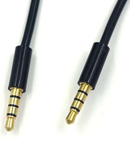 Cable de audio Jack 3.5mm macho a macho 2 m miniatura 5
