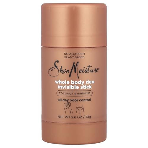 SHEA MOISTURE Coconut & Hibiscus Invisible Stick Deodorant, 2.6 OZ