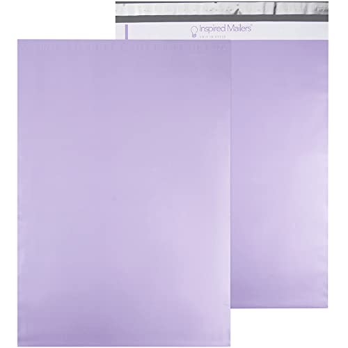Image of Inspired Mailers - Poly Mailers 14.5x19-100 Pack - Lavender Purple Poly Mailers - Mailing Bags - Large Shipping Envelopes - Shipping Bags - Packaging Bags