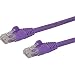 StarTech.com 100ft CAT6 Ethernet Cable - Black CAT 6 Gigabit Ethernet Wire -650MHz 100W PoE RJ45 UTP Category 6 Network/Patch Cord Snagless w/Strain Relief Fluke Tested UL/TIA Certified (N6PATCH7PL)