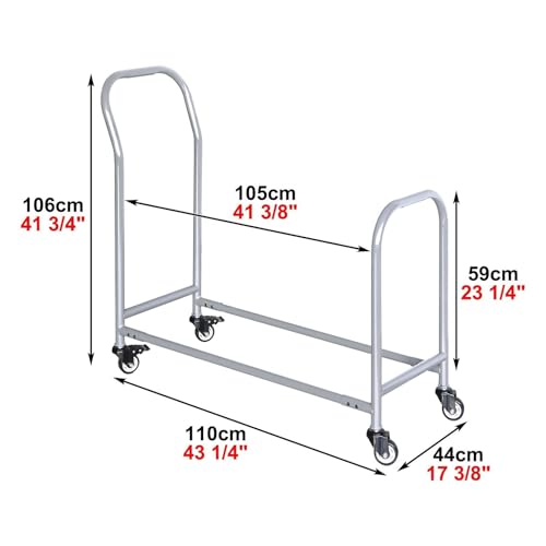 Support de rangement robuste pour pneus et multi-jantes en acier