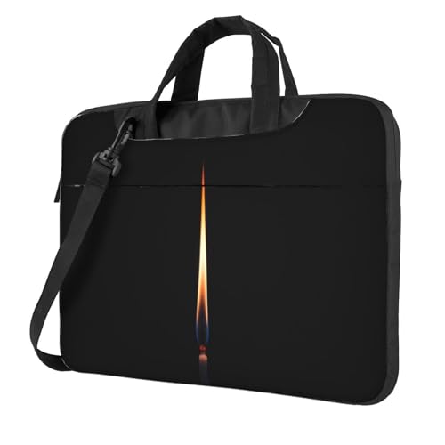 Housse portable 15,6" rembourrée antichoc au motif de flamme unique mixte