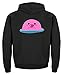 Generic Blobby Der Blobfisch - Sudadera con capucha para niños (diseño sencillo y divertido), diseño de pez Negro Jet 152/164 cm