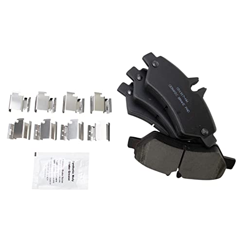 Image of TRQ Rear Brake Pad and Rotor Set Ceramic G Coated Rotors Compatible with 2007-2009 Dodge Sprinter 2500 2007-2018 Freightliner 2500 2010-2018 Mercedes-Benz Sprinter 2500