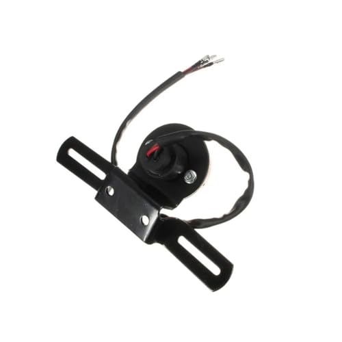 Feu arrière LED moto 12V 8W avec support de plaque noir pour Chopper et Bobber