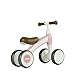 QPlay Toddler Balance Bike for 1 Year Old,Baby Gifts for Boys & Girls Ages 12 Months to 3 Years Old, Baby Ride on Toys First Walker Bike with Soft Seat & 4 Wheels No Pedal-Safety Riding