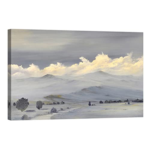 Tableau nature phosphorescent qui brille dans le noir 80x120 cm
