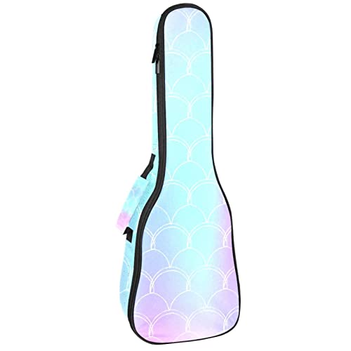 Sac pour ukulélé de concert sirène pour emporter votre musique à la plage