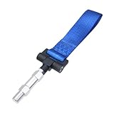 Modengzhe Car Tow Towing Hook Bumper Trailer Belt Strap,Universal Racing Tow Strap for Front or Rear Bumper Towing Hooks Compatible with BMW F Series,Dark Blue