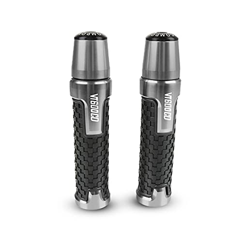Embouts de guidon moto anti-vibrations pour Honda VT 600CD gris
