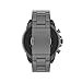 Fossil Unisex Gen 6 44mm Stainless Steel Touchscreen Smart Watch, Color: Smoke (Model: FTW4059V)