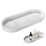 Badezimmer Tablett aus Silikon Tablett Badezimmer 25 * 11cm Badezimmertablett Ablageschale Dekotablett Kosmetik Kleines Oval Tablett für Seife Küchenspüle Badezimmer Arbeitsplatte