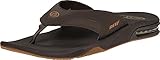 Reef Men's Fanning Speed Logo, Brown Gum, 14 M US