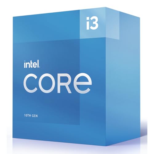 Intel Core i3-10105 10th Generation Desktop Processor (Base Frequency: 3.7 GHz, Turbo Boost: 4.4 GHz, 4 Cores, LGA1200) BX8070110105