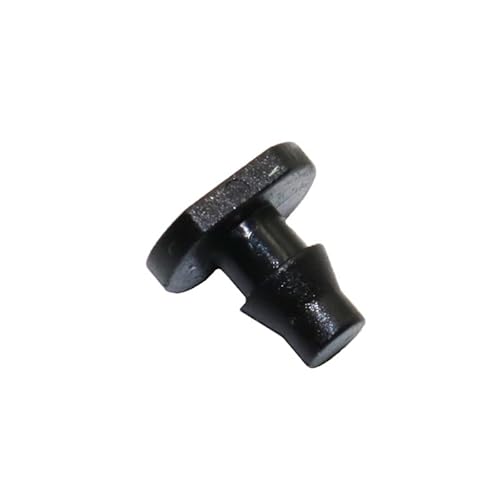 SHIOFRCN 50 Uds 4/7mm Manguera de riego Enchufe de Extremo Enchufe de Manguera for Sistema de riego de jardín Accesorios de Enchufe de Herramienta de jardinería