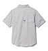 Columbia Boys PFG Tamiami Short Sleeve Shirt, Cool Grey, Small