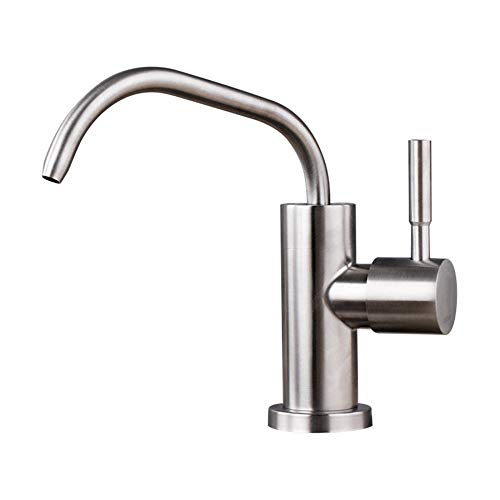 Robinet d'osmose inverse 1/4'' en acier inoxydable pour cuisine - Modèle A
