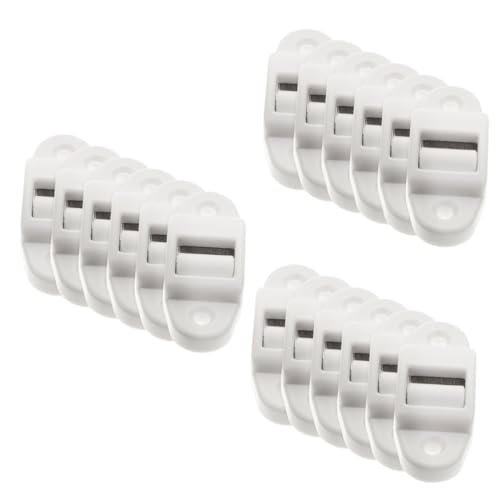 KOMBIUDA 18pcs Surface-Mounted Roller Belt Guide for Shutter Curtains Dust