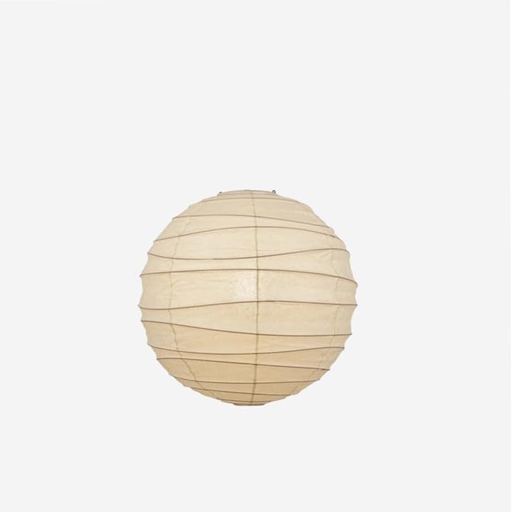 Large Paper Lantern Pendant Light - Off White Irregular Paper Shade - Rice Paper Pendant, Perfect for Home Decor, Easy Installation (19.6 inch) (Shade Only)