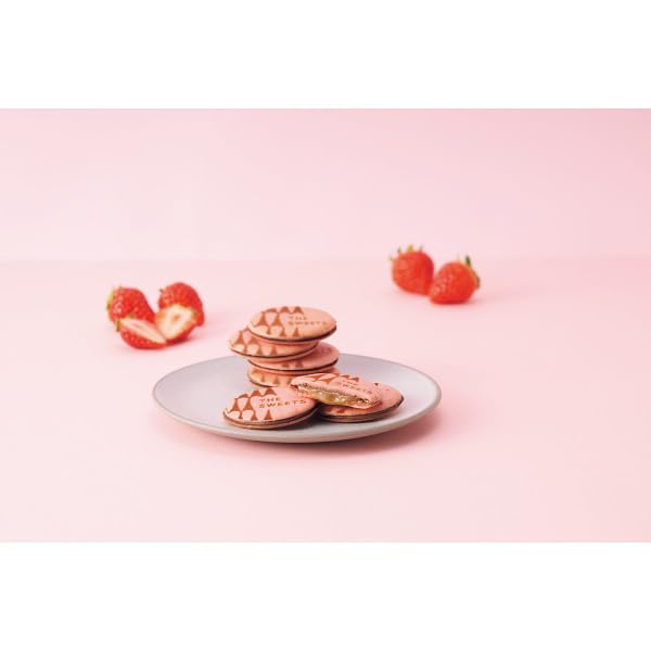 Amazon.co.jp: THE SWEETS ザ・スウィーツ 苺キャラメルサンドクッキー