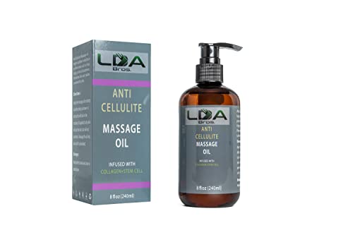 Anti Cellulite Massage Oil, 100% Natural Cellulite Treatment, Assists With Firming, Toning & Moisturizes Skin, Grey, 71-592 #TOP11