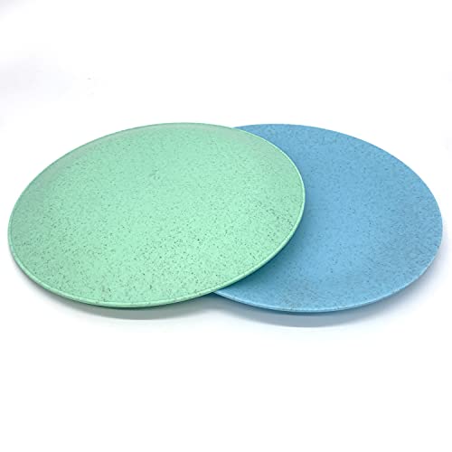 Yalin Wheat Straw Lightweight Pp Dinner/Lunch Plate Set,10 Inch Round Unbreakable Salad Plates Picnic Plates For Holiday Party,Break-Resistant,Dishwasher And Microwave Safe,Bpa Free,Multicolor(Pack 8) #TOP3