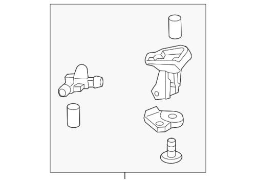 Mercedes Benz Genuine Repair Bracket 231-820-02-14
