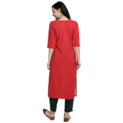 Image of Women's Crepe Straight Kurta