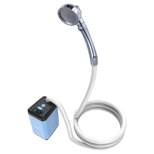 Ymiko Bomba de Ducha Portátil Eléctrica para Camping para Viajes al Aire Libre