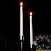 10 inch White Taper Candles-Set of 4 Taper Candle -Dripless and Smokeless,Tall Candlesticks, Home Dinner, Party, Wedding, Long-Lasting Candlesticks,Christmas Candles(10 inch, White)