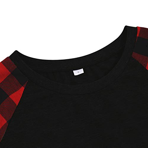 Pijama de Natal para a família, conjunto de pijamas de Natal para a família, roupas de dormir de alg