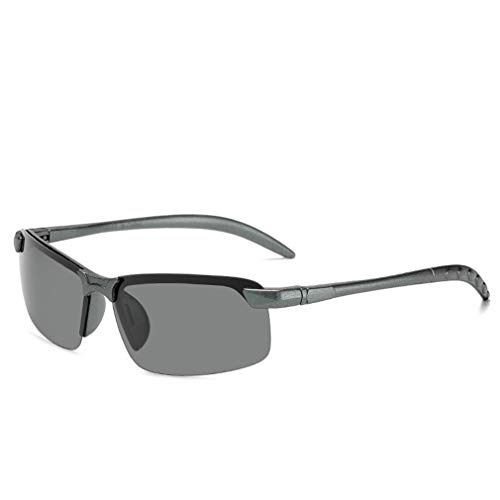 Richoyster Gafas de Sol polarizadas Inteligentes súper Ligeras Gafas de Sol de Pesca prácticas portátiles cuadradas de Aluminio y magnesio para Hombres Cover