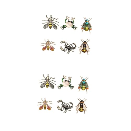 Broches vintage insectes Beavorty aux finitions soignées pour accessoires de mode
