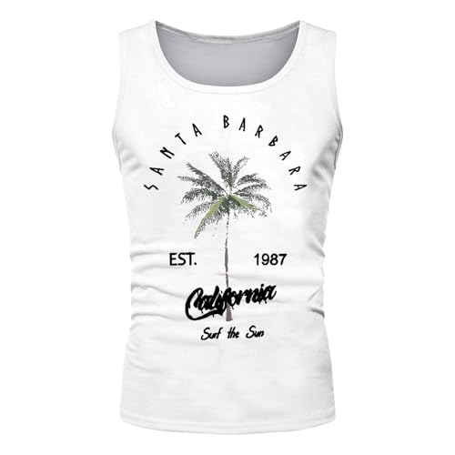 Camiseta Oversize Hombre, Camisetas Deporte Hombre, Camiseta de Tirantes Informal Transpirable Talla Grande Fitness Sin Mangas Ligera Verano