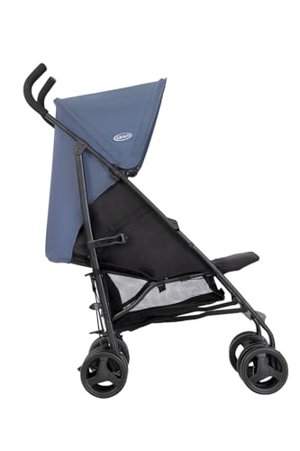 Graco EZLite, ultimate easy-to-use lightweight stroller at only 6.6kg for on-the-go families. Suitable from birth to approx. 3 years (0-15kg), Stormy fashion - Image 6