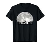 Traktorfahrer Traktor Treckerfahrer Landwirt Mond | Trecker T-Shirt