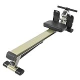 Body Sculpture Rudergerät | Einstellbarer Öldruckwiderstand | Intelligentes Instrumentententafel | Ergonomisches Kissen | Doppelbahn-Design | Verfolgen Sie Ihren Fortschritt | Eisen + Kunststoff