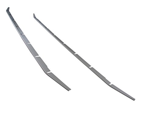 BRIGHTZ ヴォクシー 80 85 後期 超鏡面ステンレスメッキフロントバンパーモール 2PC 【 FBUM−MOL−071 】 フロントグリルモール ロアグリルモール ZRR80G ZRR80W ZRR85G ZRR85W ZWR80G ZWR80W