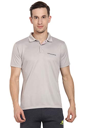 Image of OFF LIMITS Men CORE Polo Lt Grey Polo Tshirt