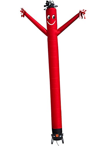 20 Feet Air Inflatable Dancer Fly Man, Various Colors Tube Puppet Dancing Walker Advertisement for Open Sign NO Blower (Red),