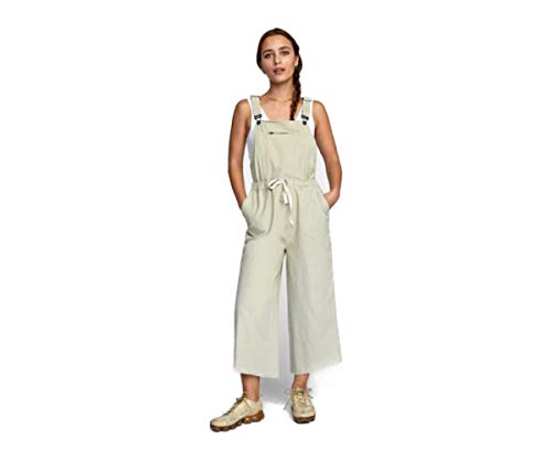 RVCA Women's ADDITION JUMPSUIT, Fog, XL
