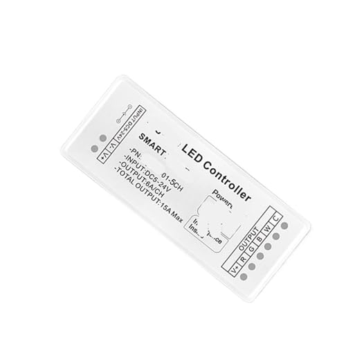 Tira de luz LED controlador inteligente RGBCCT 12V 24V multicolor
