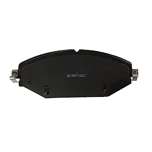 Image of Detroit Axle - Front Brake Pads for 2015-2021 Mercedes-Benz C300 2018-2019 E300 Ceramic Brake Pads w /Hardware Replacement