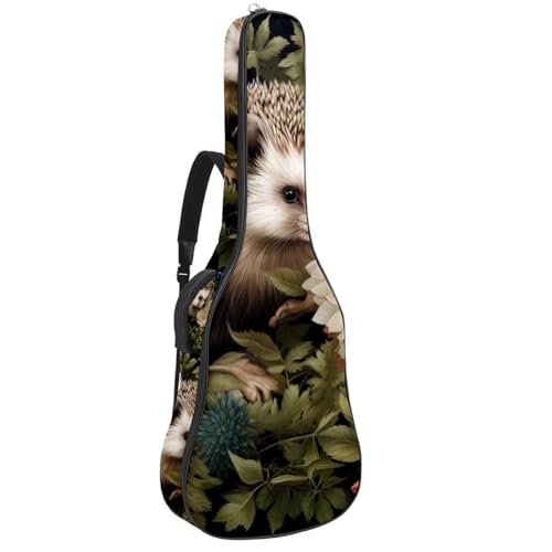 Housse de guitare étanche à motif hérisson pour cours et répétitions