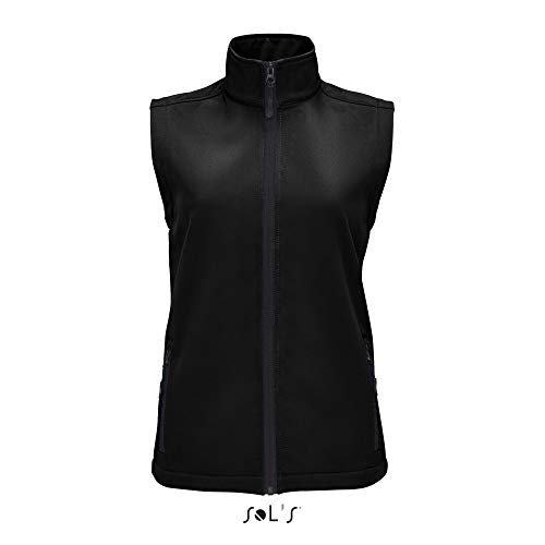 Chaqueta softshell Mujer SOL'S Race Bw para caminatas por la montaña y ciclismo urbano
