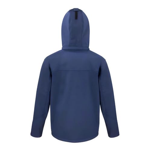Result Men's Core Lite Hooded Softshell Jacket, Black/Grey, Medium - Image 4